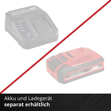 Einhell Akku-Kappsäge TE-MS 18/210 Li-Solo Power X-Change (18 V, max. 60 mm x 120 mm Schnitttiefe/-breite, Ø 210 mm Sägeblatt, neigbarer Sägekopf, Laser, ohne Akku) - 5