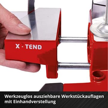 Einhell Akku-Kappsäge TE-MS 18/210 Li-Solo Power X-Change (18 V, max. 60 mm x 120 mm Schnitttiefe/-breite, Ø 210 mm Sägeblatt, neigbarer Sägekopf, Laser, ohne Akku) - 8