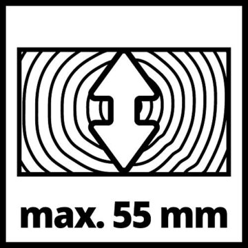 Einhell Kapp-Gehrungssäge TC-MS 2112 (max. 1.600 W, 5.000 min-1, hochwertiges HM-bestücktes Sägeblatt, Drehtisch mit Winkeleinstellung 45° links/rechts) - 15