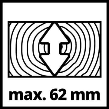 Einhell Zug-Kapp-Gehrungssäge TC-SM 2131/2 Dual (1800 W, max. 62 mm x 310 mm Schnitttiefe/-breite, Ø 210 mm Sägeblatt, beidseitig neigbarer Sägekopf, Zugfunktion, Laser) - 11