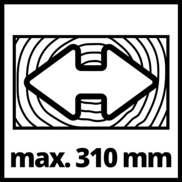 Einhell Zug-Kapp-Gehrungssäge TC-SM 2131/2 Dual (1800 W, max. 62 mm x 310 mm Schnitttiefe/-breite, Ø 210 mm Sägeblatt, beidseitig neigbarer Sägekopf, Zugfunktion, Laser) - 10