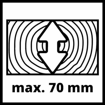 Einhell Zug-Kapp-Gehrungssäge TC-SM 2531/2 U (1900 W, max. 70 mm x 310 mm Schnitttiefe/-breite, Ø 254 mm Sägeblatt, Untergestell, neigbarer Sägekopf, Zugfunktion, Laser) - 9