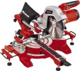 Einhell Zug-Kapp-Gehrungssäge TC-SM 254 (1900 W, max. 85 mm x 305 mm Schnitttiefe/-breite, Ø 254 mm Sägeblatt, neigbarer Sägekopf, Zugfunktion, Laser) - 1
