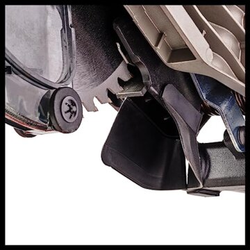 Einhell Zug-Kapp-Gehrungssäge TE-SM 10 L Dual (2.100 W, Ø 254 mm Sägeblatt, 305 mm Schnittbreite, 85 mm Schnitttiefe, Schnittlinienlaser, beidseitige Sägekopfneigung) - 5