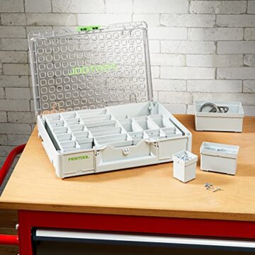 Festool Systainer³ Organizer SYS3 ORG M 89 22xESB (mit Einsatzboxen verschiedene Größen) - 7