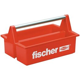 fischer Werkzeugkasten, der robuste und geräumige Werkzeugkoffer für professionelle Handwerker und passionierte Heimwerker, optimal geeignet zum Verstauen, Aufbewahren & Transportieren von Werkzeug - 1