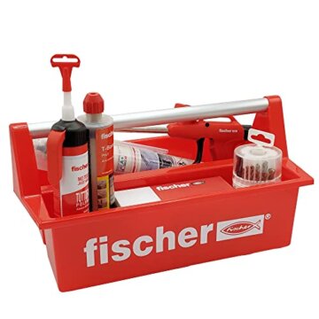 fischer Werkzeugkasten, der robuste und geräumige Werkzeugkoffer für professionelle Handwerker und passionierte Heimwerker, optimal geeignet zum Verstauen, Aufbewahren & Transportieren von Werkzeug - 5