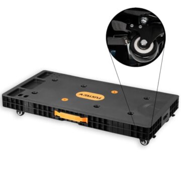 FUXTEC klappbare 5in1 Universal-Werkbank FX-WB – Werkbank/Arbeitstisch bis 150kg – höhenverstellbar bis 129x59x75cm – Transportroller mit Schubfächern – Werkstattbrett/Rollbrett - 9