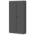 Jan Nowak Metallschrank Jan 185 x 90 x 40 cm - Metall Aktenschrank Abschließbar mit 2 Türen, Mehrzweckschrank mit 5 Ebenen, Büroschrank aus Stahlschrank mit Pulverbeschichtung - Anthrazit - 7