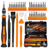 JOREST 38Pcs Feinmechaniker Schraubendreher Set, Mini Werkzeug mit Torx T5 T6 T8 T9 T10 T20, usw, Reparatur Kit für iphone, ipad, Switch, PS4, Xbox, Laptop, Macbook, Computer, Brille, Uhren, usw - 1