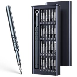 JOREST 52 IN 1 Feinmechaniker Schraubendreher Set, Tragbares Mini Werkzeug mit Torx T5 T6 T8 T9, P5, y00,usw, Reparatur Kit für Macbook, Laptop, PS4, PS5, PC, iphone, Brille, Uhren, Switch,Xbox,usw - 1