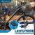 KESSER® Fahrradmontageständer Profi Reparaturständer Fahrradständer + Tasche Fahrradreparaturständer bis 30 kg Fahrrad Montageständer inkl. Werkzeugschale + Magnetfach, drehbar Mountainbike, Blau - 3