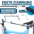 KESSER® Fahrradmontageständer Profi Reparaturständer Fahrradständer + Tasche Fahrradreparaturständer bis 30 kg Fahrrad Montageständer inkl. Werkzeugschale + Magnetfach, drehbar Mountainbike, Blau - 5
