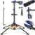 KESSER® Fahrradmontageständer Profi Reparaturständer Fahrradständer + Tasche Fahrradreparaturständer bis 30 kg Fahrrad Montageständer inkl. Werkzeugschale + Magnetfach, drehbar Mountainbike, Blau - 1