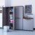 Keter Più Kunststoffschrank, hoch, anthrazit/schwarz, 68 x 39 x 166 cm - 4