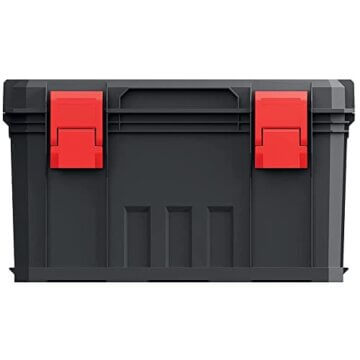 Kistenberg Werkzeugkiste Werkzeugkoffer Werkzeugkasten Werkstattkiste Werkzeugbox mit 2x Trennwänden, Tragfähigkeit von 50 kg, Kunststoff, Modular Solution 530 x 355 x 310 mm - 4