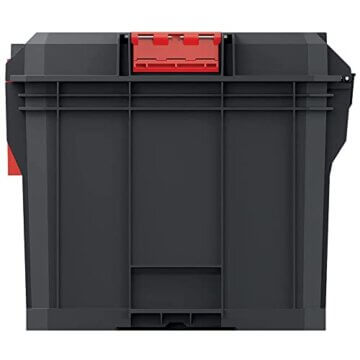 Kistenberg Werkzeugkiste Werkzeugkoffer Werkzeugkasten Werkstattkiste Werkzeugbox mit 2x Trennwänden, Tragfähigkeit von 50 kg, Kunststoff, Modular Solution 530 x 355 x 310 mm - 5