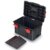 Kistenberg Werkzeugkiste Werkzeugkoffer Werkzeugkasten Werkstattkiste Werkzeugbox mit 2x Trennwänden, Tragfähigkeit von 50 kg, Kunststoff, Modular Solution 530 x 355 x 310 mm - 6