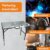 Lemodo Werkbank, Schweißtisch klappbar, Arbeitstisch höhenverstellbar, Werktisch aus Stahl, belastbar bis 450 kg, kompakt faltbar, 7-Fach höhenverstellbar, Multifunktionstisch, Werkzeugtisch - 7