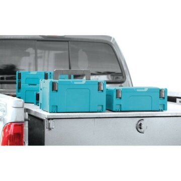 Makita 191X80-2 MAKPAC-Organizer, mit 13 herausnehmbaren Boxeinsätzen, Klarsichtdeckel, verknüpfbar an Koffersystem, mit Tragegriff, 395 x 295 x 110 mm (LxBxH) - 2