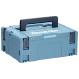 Makita 821550-0 MAKPAC Größe 2 Systemkoffer, Werkzeugkoffer, Transportkoffer, verknüpfbar an Koffersystem, mit Tragegriff, 395 x 295 x 163 mm (LxBxH) - 1