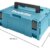 Makita 821550-0 MAKPAC Größe 2 Systemkoffer, Werkzeugkoffer, Transportkoffer, verknüpfbar an Koffersystem, mit Tragegriff, 395 x 295 x 163 mm (LxBxH) - 3