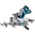 Makita Kapp- und Gehrungssäge (Sägeblatt-ø 216 mm, 1400 W, Arbeitstisch drehbar, Maße 755x450x488 mm) LS0815FLN - 