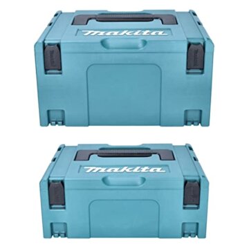 Makita Makpac Set Gr. 1 + Gr. 2 + Gr. 3 + Gr. 4 Transportbox und Werkzeugkiste - 4