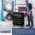 MASKO® Werkstattwagen - 7 Schubladen, schwarz | Abschließbar | Massives Metall | Mobiler Werkzeug-Wagen ohne Werkzeug | Profi Werkstatt-Wagen unbestückt| Rollwagen zur Werkzeugaufbewahrung mit Schloss - 7
