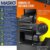 MASKO® Werkstattwagen inkl. Koffer - 9 Fächer Abschließbar | Massives Metall | Mobiler Werkzeug-Wagen ohne Werkzeug | Profi| Rollwagen zur Werkzeugaufbewahrung mit Schloss | Schwarz - 3