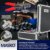 MASKO® Werkzeugkoffer 1400-teilig gefüllt | Werkzeugset im Aluminiumkoffer | Werkzeugkasten mit Rollen | Werkzeugkiste Haushalt, Haus, Hobby, KFZ | Trolley-Funktion | Werkzeugwagen Handwerkzeug - 4