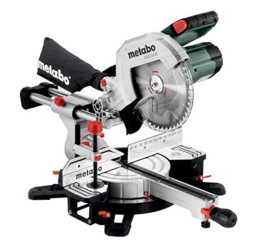 Metabo Kapp- und Gehrungssäge KGS 254 M – 613254000 – Mit Precision Cut Line, 254 mm Sägeblatt und Zugfunktion – 2 m Kabellänge - 1