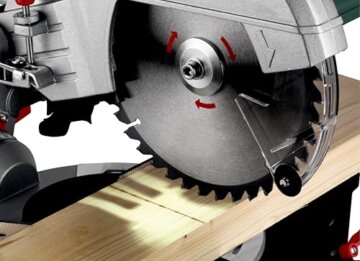 Metabo Kapp- und Gehrungssäge KGS 254 M – 613254000 – Mit Precision Cut Line, 254 mm Sägeblatt und Zugfunktion – 2 m Kabellänge - 9