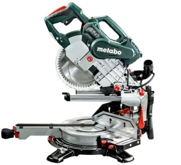 Metabo Kappsäge KGSV 72 XACT SYM (mit Zugfunktion + symetrisch verstellbarem Anschlagsystem, 1500 W, inkl. Laser + Arbeitslicht, Tisch drehbar) 612216000 - 9