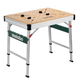 Metabo Multifunktionstisch MWB 100 I Klappbare Werkbank Dank Klappmechanismus inkl. Transporthandgriffe I Standbeine höhenverstellbar - 1