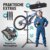 MONZANA® Fahrradmontageständer Profi 50 kg für E-Bike Tragetasche Reifenheber Werkzeugablage Stahl klappbar höhenverstellbar Reparaturständer Fahrrad - 4