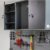 Ondis24 Werkstatt Hängeschrank Metall Werkzeugschrank abschließbar Grau Schwarz 120 cm - Kurt - 8