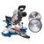 Scheppach HM254 Kappzugsäge mit Softstart & Laser - 2000W Leistung |Ø 255mm Sägeblatt | Schnittbreite/höhe: 340mm x 90mm | inkl. 2. Sägeblatt (HM254) - 1