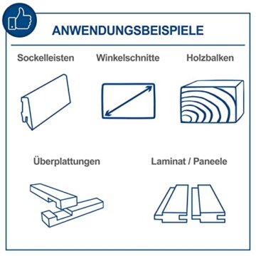 Scheppach HM254SPX Kappzugsäge inkl. 2.Sägeblatt - 2200W, Ø254mm | Schnittbreite/höhe: 340mm x 90mm | inkl. Laser | Aluauflagen, Drehtisch mit Schnellarretierung, Kappsäge Gehrungssäge - 2