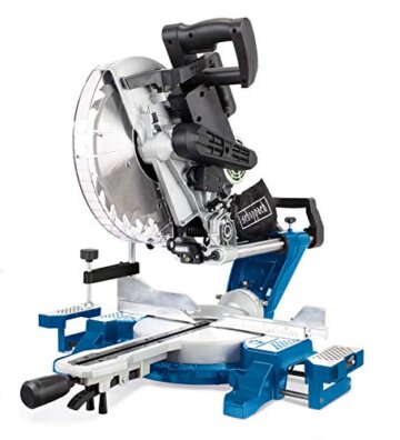 Scheppach Kappsäge HM140L Kapp-Zugsäge Gehrungssäge mit Laser & LED | Schnitthöhe 105 mm | Schnittbreite 330 mm | 230V 2000W | Sägeblatt Ø305mm + 2. Sägeblatt (HM140L) - 2