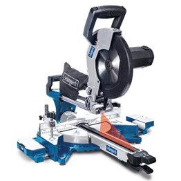 Scheppach Kappzugsäge HM110MP | für Holz, Alu, Stahl, Kunststoff, Kupfer | Schnitthöhe: 90mm / Länge 340mm | 2000W mit 2 Geschwindigkeiten | Multifunktionssäge Ø254mm Sägeblatt | Kappsäge Gehrungssäge - 1