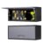 Sightlife Hängeschrank Werkstattschrank Wandschrank Werkzeugschrank Metall Lochwand Werkzeugwand Stahlschrank Werkstatteinrichtung Wandregal abschließbar 35 x 80 x 33 cm(H x B x T) - 1