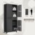 Sightlife Werkzeugschrank Metallschrank - 180x40x80cm Abschließbar Multifunktionaler Stahlschrank, Werkstattschrank mit Verstellbaren Trennwänden, Werkzeugschrank mit Schubladen (Auf Rädern) - 2