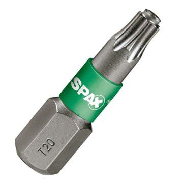 SPAX 5000009192209 Bit T-Star plus T20, 5 Stück in der Dose, 25 mm - 7