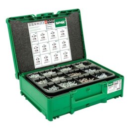 SPAX Box Systainer³ T-Loc für den Möbelbau, Schraubenset mit 2.900 Schrauben in 12 Abmessungen, inkl. 5 Bits T-STAR plus – 5000009172011 - 1