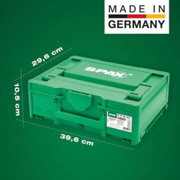 SPAX Box Systainer³ T-Loc für den Möbelbau, Schraubenset mit 2.900 Schrauben in 12 Abmessungen, inkl. 5 Bits T-STAR plus – 5000009172011 - 6