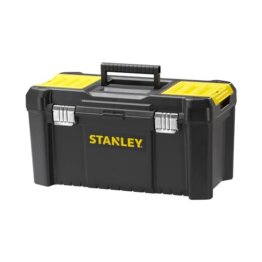 STANLEY 19" Essential Tool Box (langlebige Aufbewahrungslösung mit herausnehmbarer Werkzeugtrage, 2x Organizer im Deckel, für die Aufbewahrung von Zubehör und Werkzeugen) STST1-75521 - 1