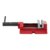 STIER Maschinenschraubstock, Backen-B. 120 mm, Spann-W. 110 mm, V-Nut für Rundmaterialien, 1250 N Spannkraft, 5,4 kg - 5