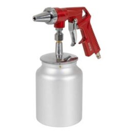 STIER Sandstrahlpistole, 5-10 bar, Sandstrahlgerät, Sandstrahler, Düsendurchmesser 3,5 mm, Luftbedarf 120 l/min, für Körnung 0,2-0,8 mm, entfernt Rost & Farbe - 1