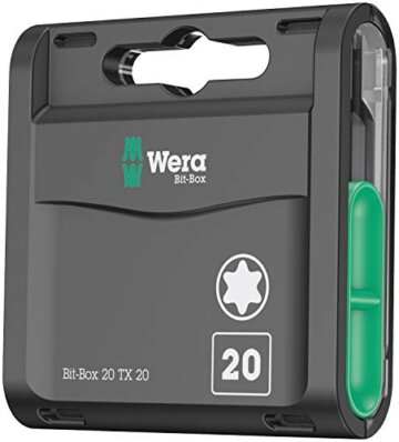 Wera 05057770001 Bit-Sortiment, Bit-Box 20 TX 20, 20-teilig - 1